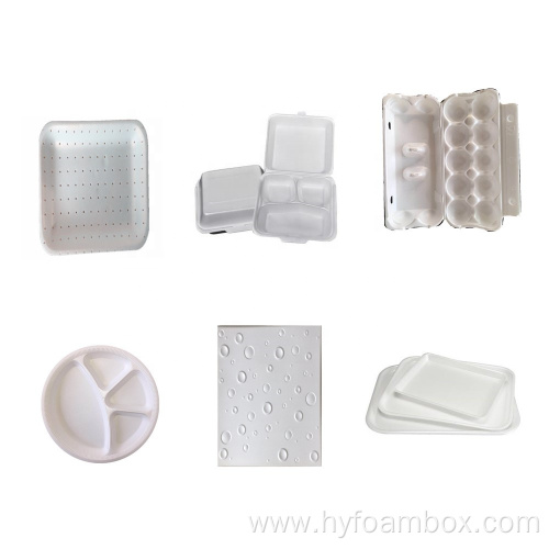 Polystyrene Plastic Disposable PS Foam Food Tray